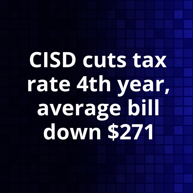 Conroe ISD Approves Lower Tax Rate; Bills Down