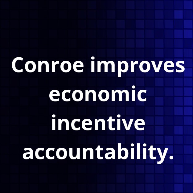 Conroe tightens economic incentive oversight