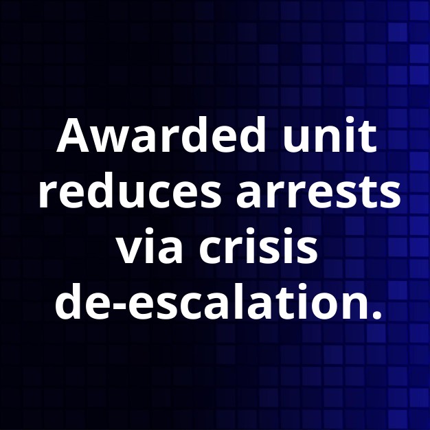 Mental Health Unit Wins Award, Reduces Arrests