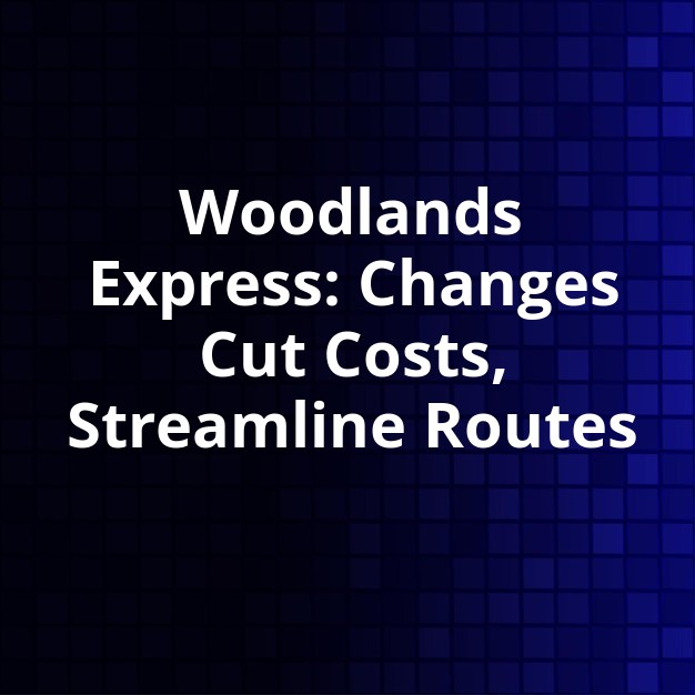 Woodlands Express: New Fares, Route Changes Aug 19