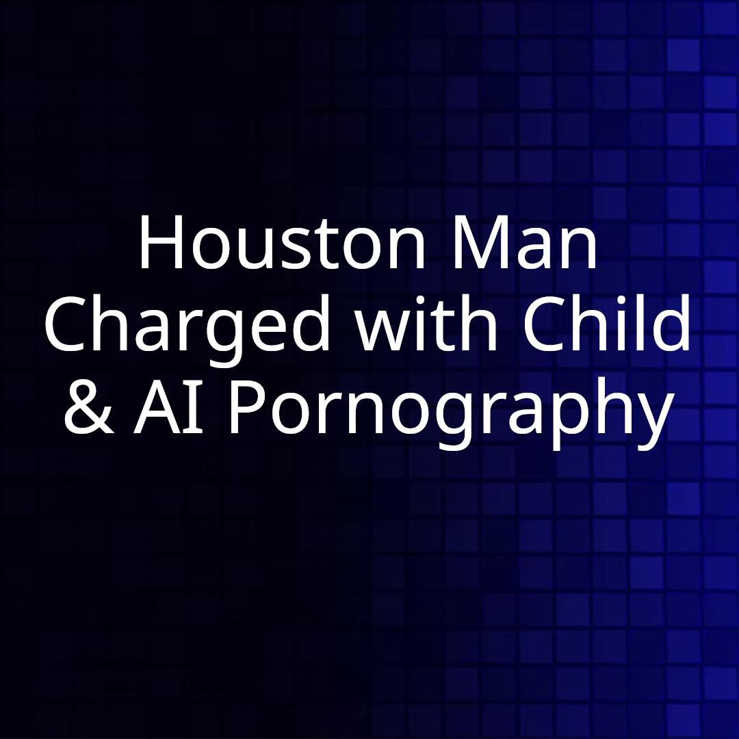 Houston Man Charged with Child & AI Pornography